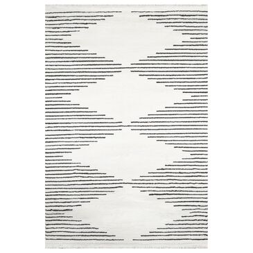 Novogratz Ferris FRR-1 5"3" x 7"2" Ivory Area Rug, , large