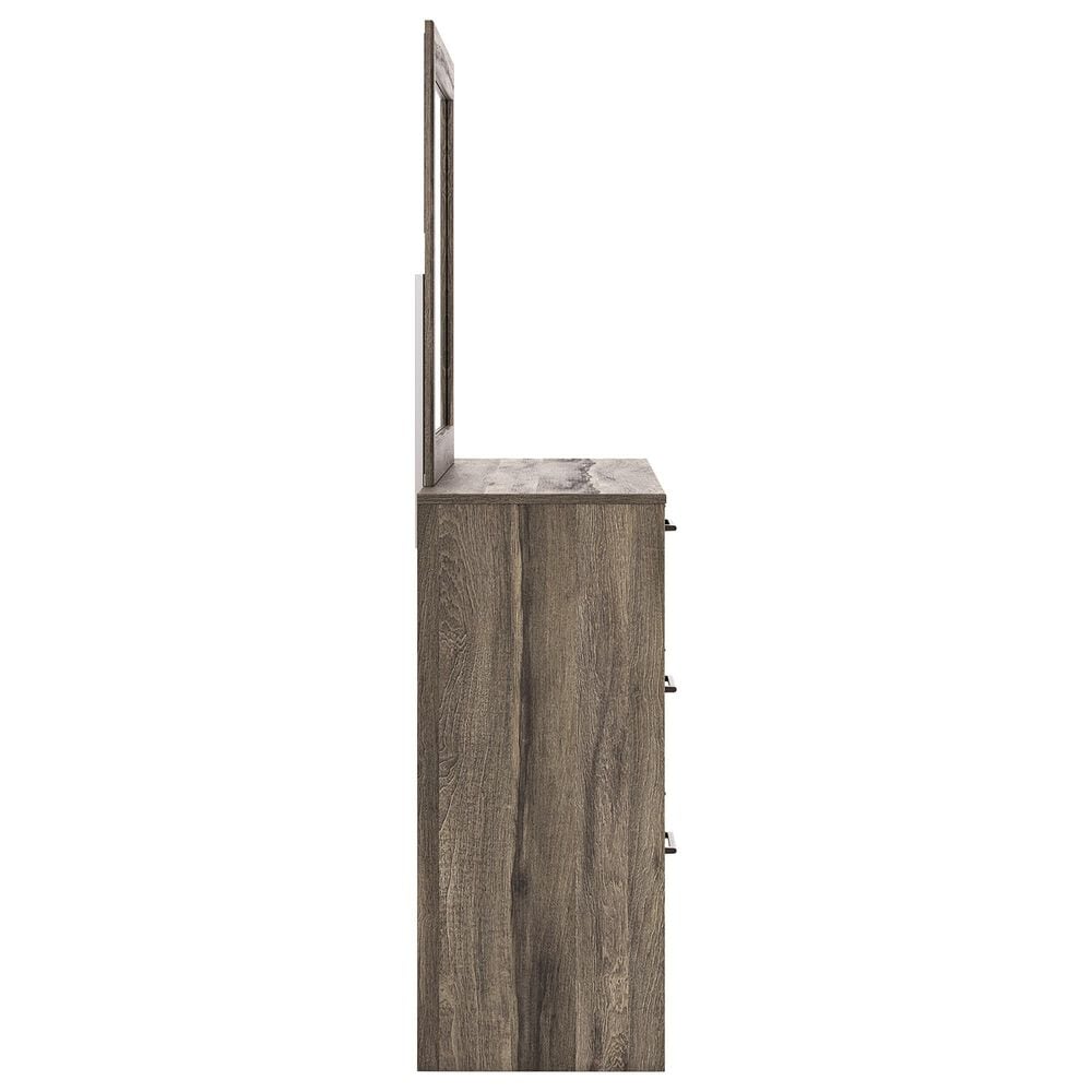 Ashley Elbrim 3-Piece Full Panel Bedroom Set in Weathered Brown, , large