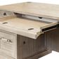 Wycliff Bay Willow Lane Double Pedestal Executive Desk in Natural, , large