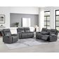 Steve Silver Gaston Manual Glider Recliner in Gray, , large
