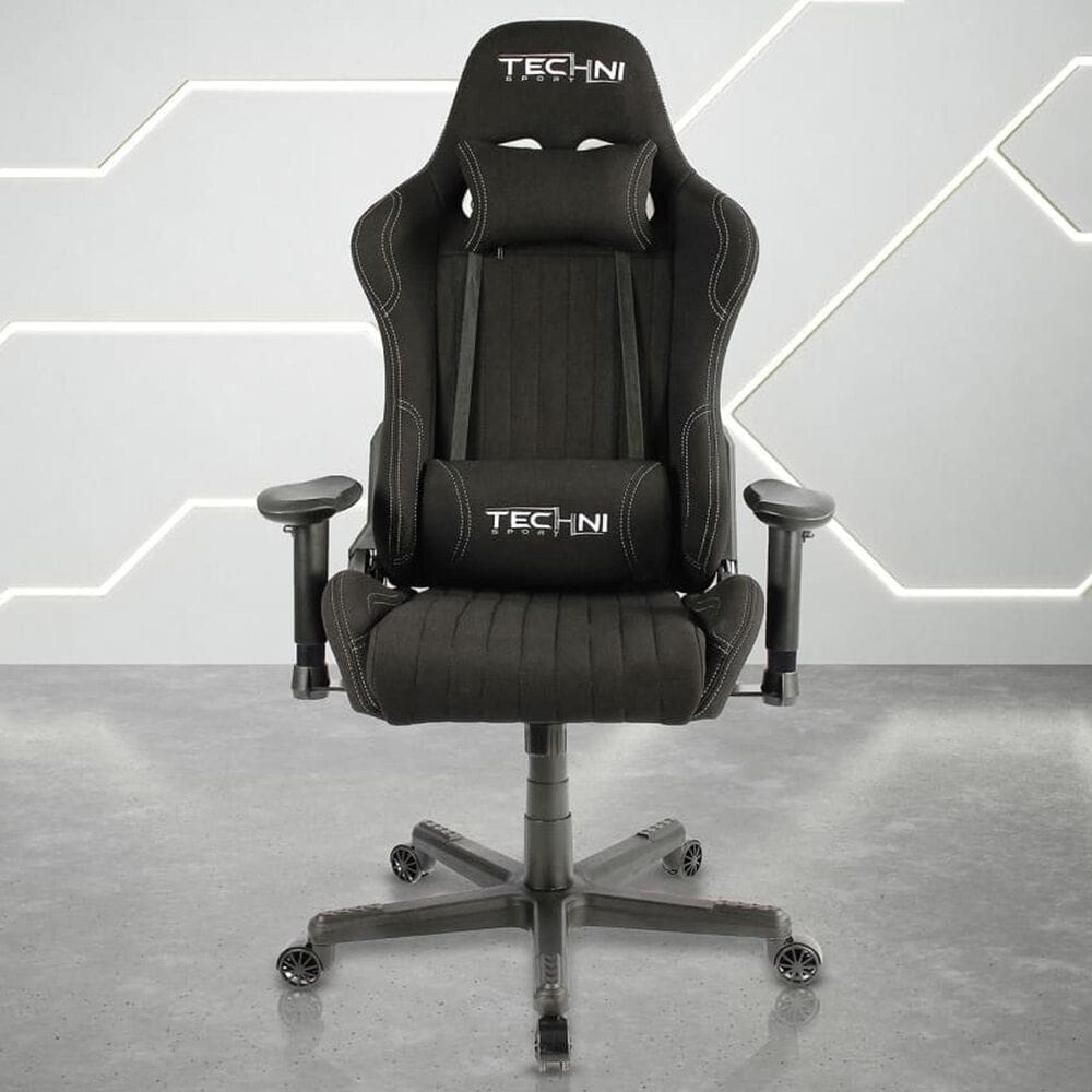 Techni Sport Echo Gaming Chair in Black, , large