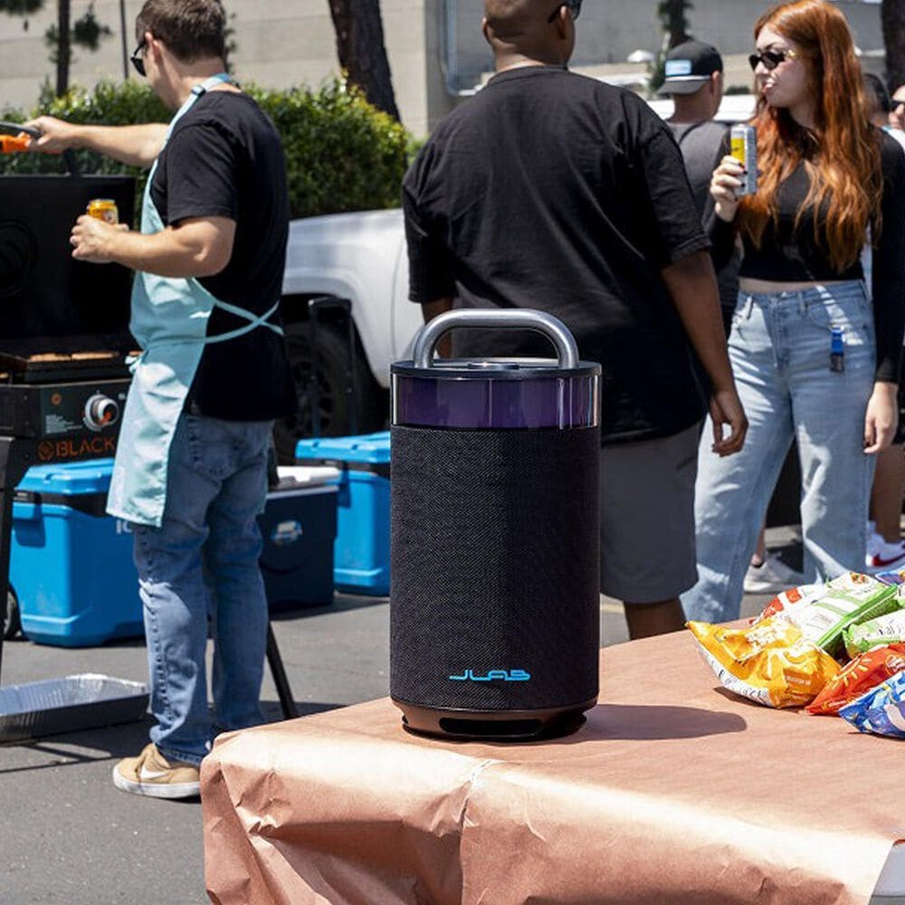 JLab Epic Party Portable Bluetooth Speaker in Black, , large