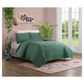 Peking Handicraft Secret Garden 3-Piece Full/Queen Quilt Set in Emerald Green, , large