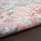 57 Grand by Nicole Curtis Series 1 4" x 6" Blue, Ivory and Red Area Rug, , large