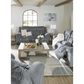 Ashley Tip-Off Power Reclining Loveseat in Slate, , large