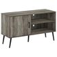 HOMLUX 43.3" TV Stand with 1-Door in French Oak, , large