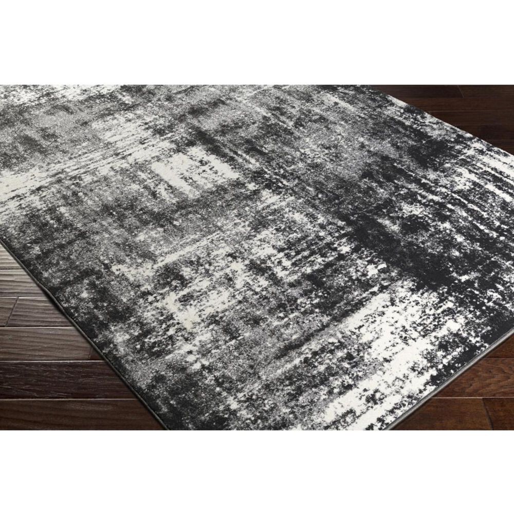 Surya Pepin PEI-1006 7&#39;10&quot; x 11&#39; Charcoal, Black and Cream Area Rug, , large