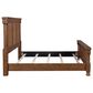 Ashley Rowlenstown King Panel Bed with Two Nightstands in Brown, , large