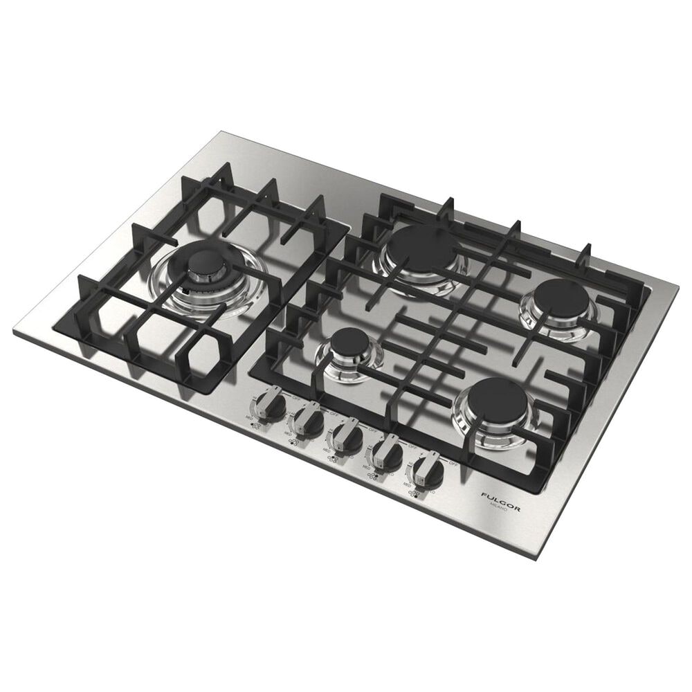 Fulgor Milano 400 Series 30&quot; Gas Cooktop with 5 European Sealed Burners in Stainless Steel, , large