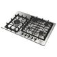 Fulgor Milano 400 Series 30" Gas Cooktop with 5 European Sealed Burners in Stainless Steel, , large