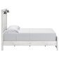 Ashley Gerridan Queen Panel Bed in White and Gray, , large
