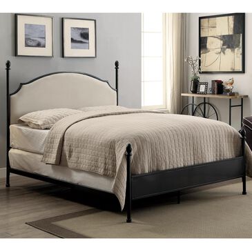Furniture of America Kelley King Panel Bed in Beige, , large