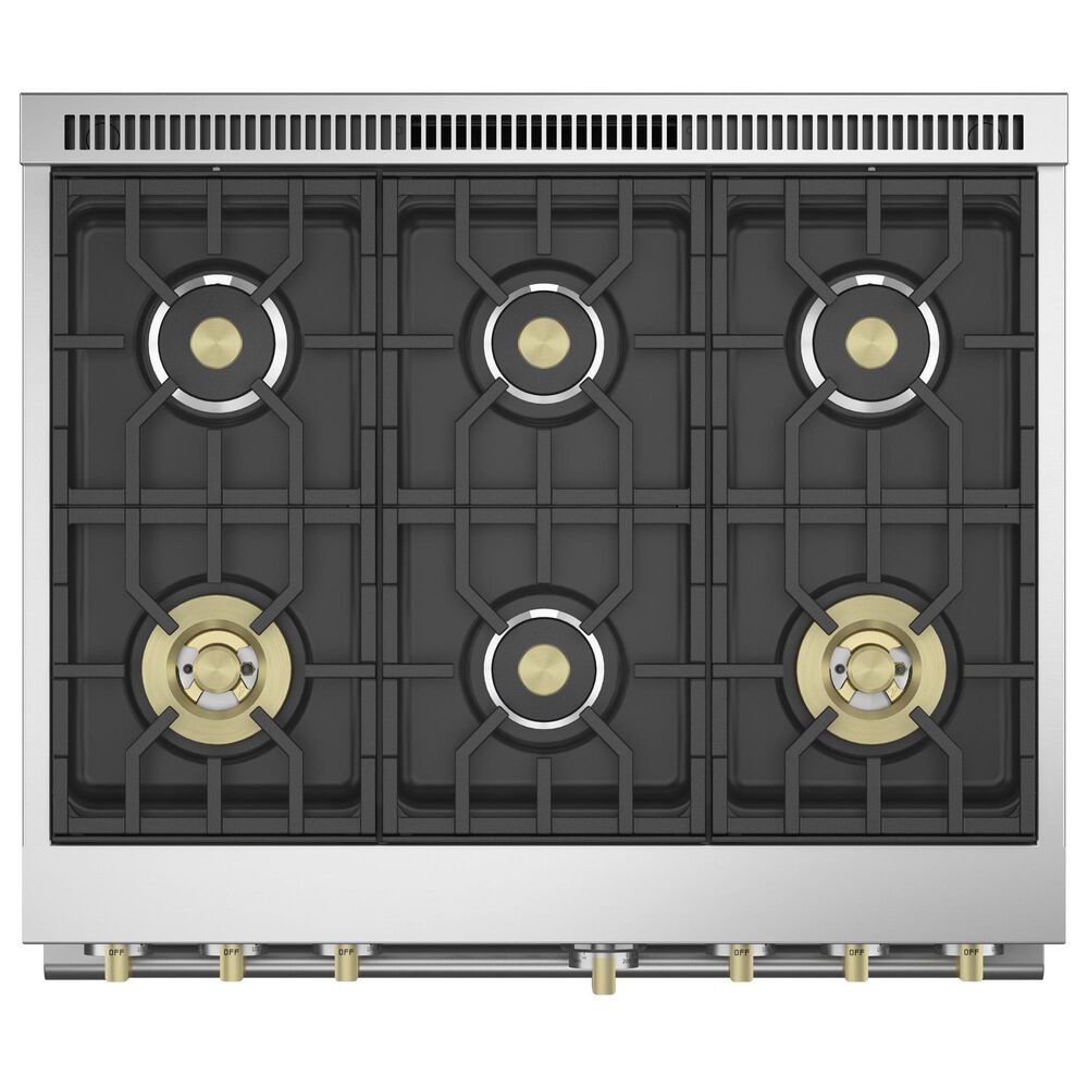 Monogram 36&quot; Dual-Fuel Professional Range with 6 Burners in Stainless Steel, , large