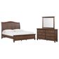 Riva Ridge Oxford 3-Piece King Sleigh Bedroom Set in Cocoa with USB Ports, , large