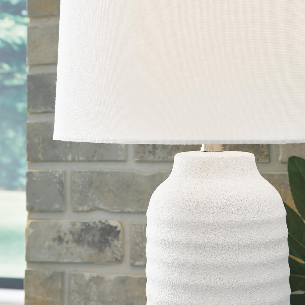 Ashley Vauville Table Lamp in Matte White, , large