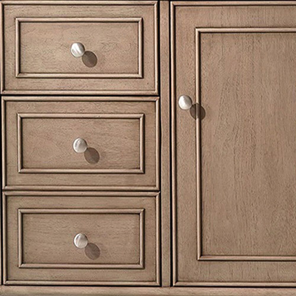 James Martin Vanities Bristol 48" Single Bathroom Vanity in Whitewashed Walnut with 3 cm Lime Delight Quartz Top and Rectangular Sink, , large