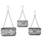 The Gerson Company Nesting Hanging Planters in Gray (Set of 3), , large
