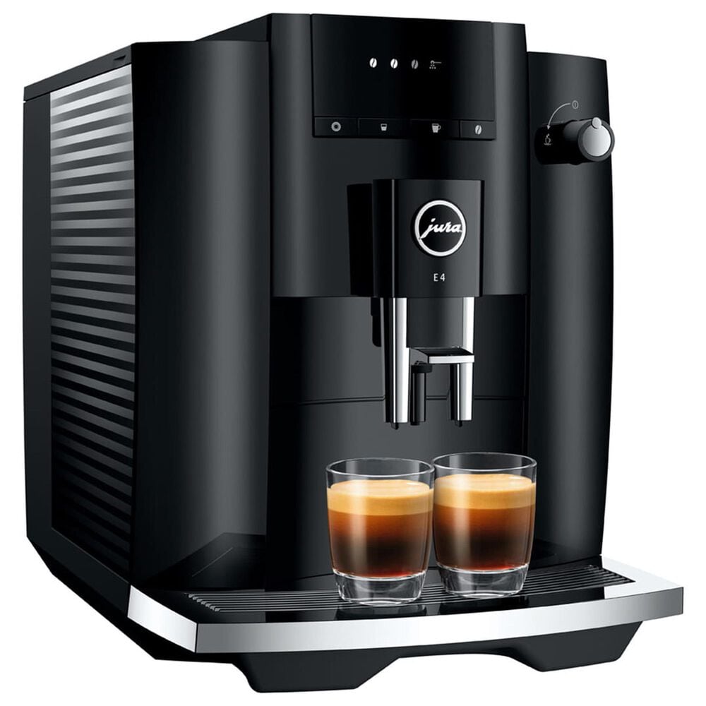 Jura E4 64 Oz Automatic Coffee Machine in Piano Black, , large