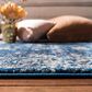 Safavieh Evoke EVK270A 10" x 14" Royal and Ivory Area Rug, , large