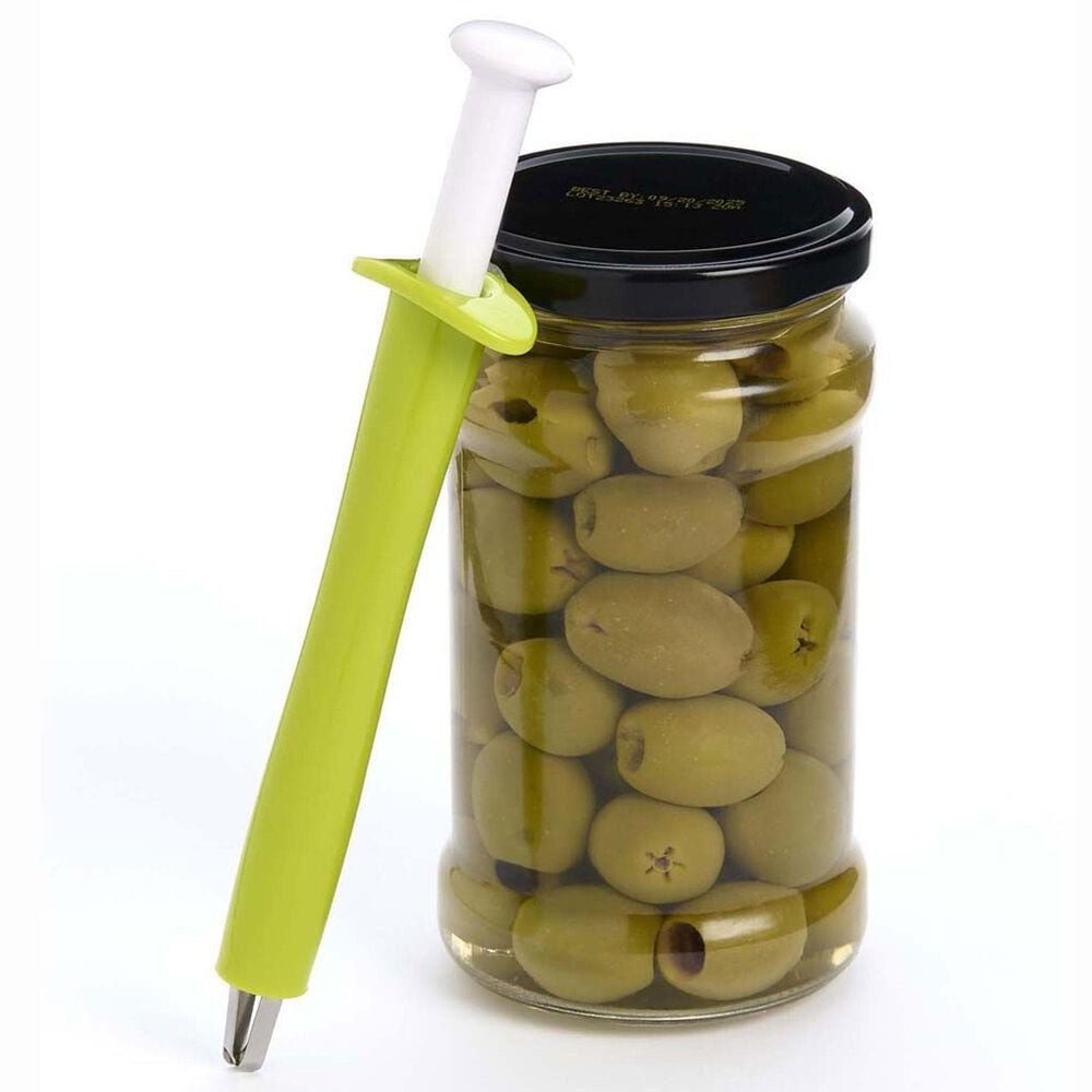 HIC Kitchen Olive Pickle Picker in Olive Green, , large