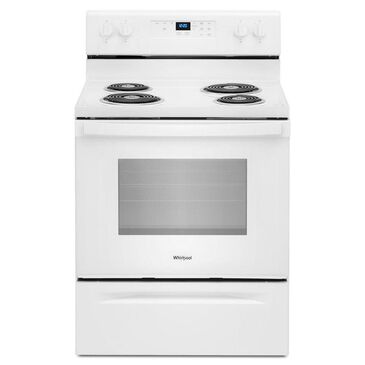 Whirlpool 4.8 Cu. Ft. Freestanding Electric Range with Self-Cleaning in White, , large