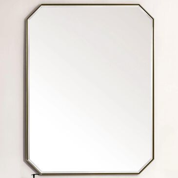 James Martin Vanities Rohe 30" Octagonal Mirror in Champagne Brass, , large