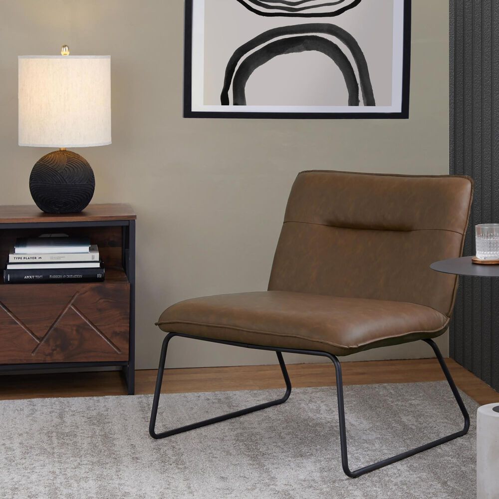 LumiSource Kona 23" Polyresin Table Lamp in Matte Black and Modern Brass (Set of 2), , large
