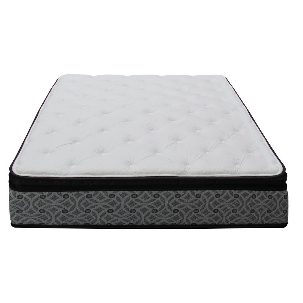 Sleeptronic Berkshire Legacy II Gel Pillow Top Plush Queen Mattress, , large