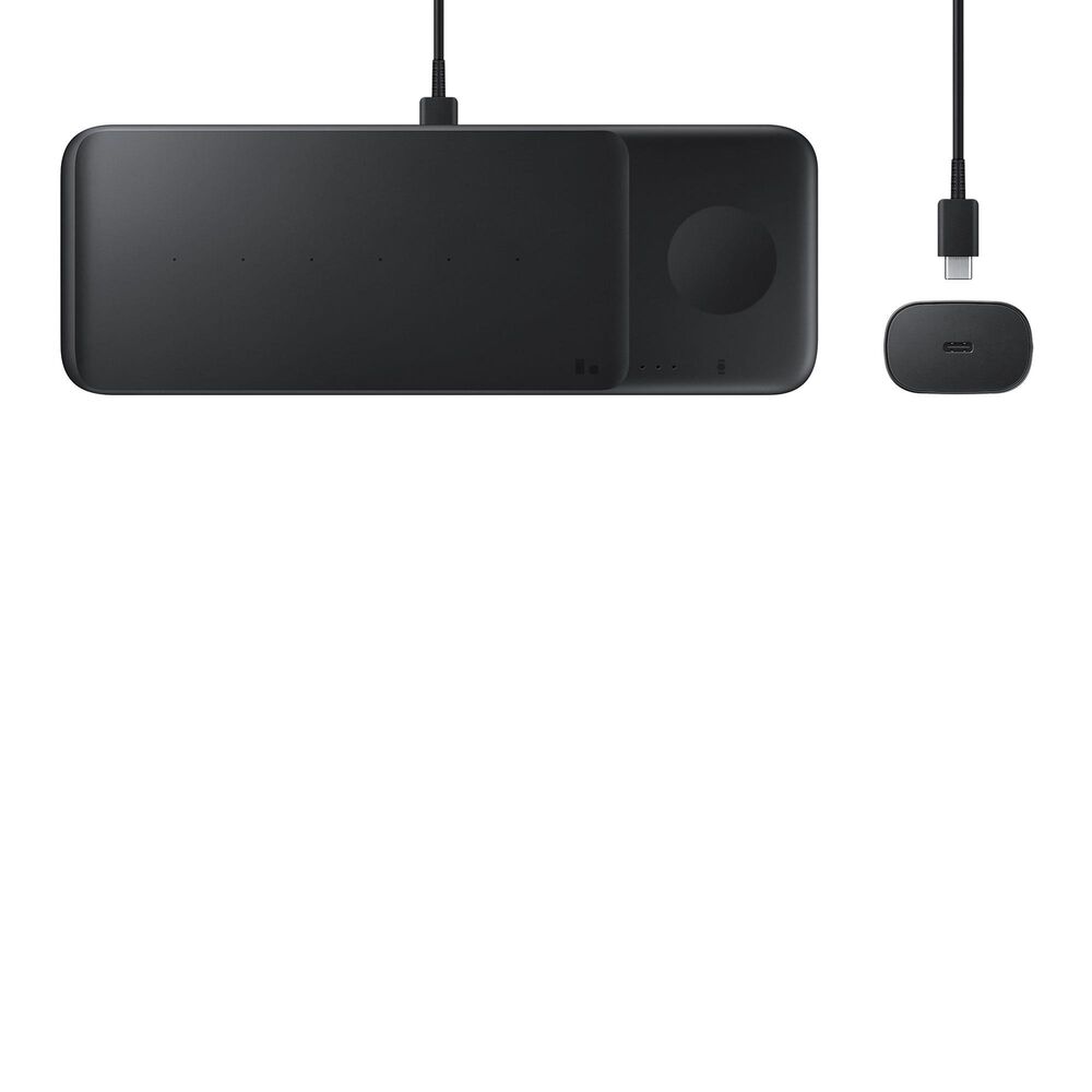 Samsung Wireless Charger Pad Trio in Black, , large