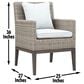 Steve Silver Co. Marina Patio Arm Chair in Tan, , large