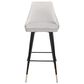 Zuo Modern Piccolo Barstool in Gray, , large
