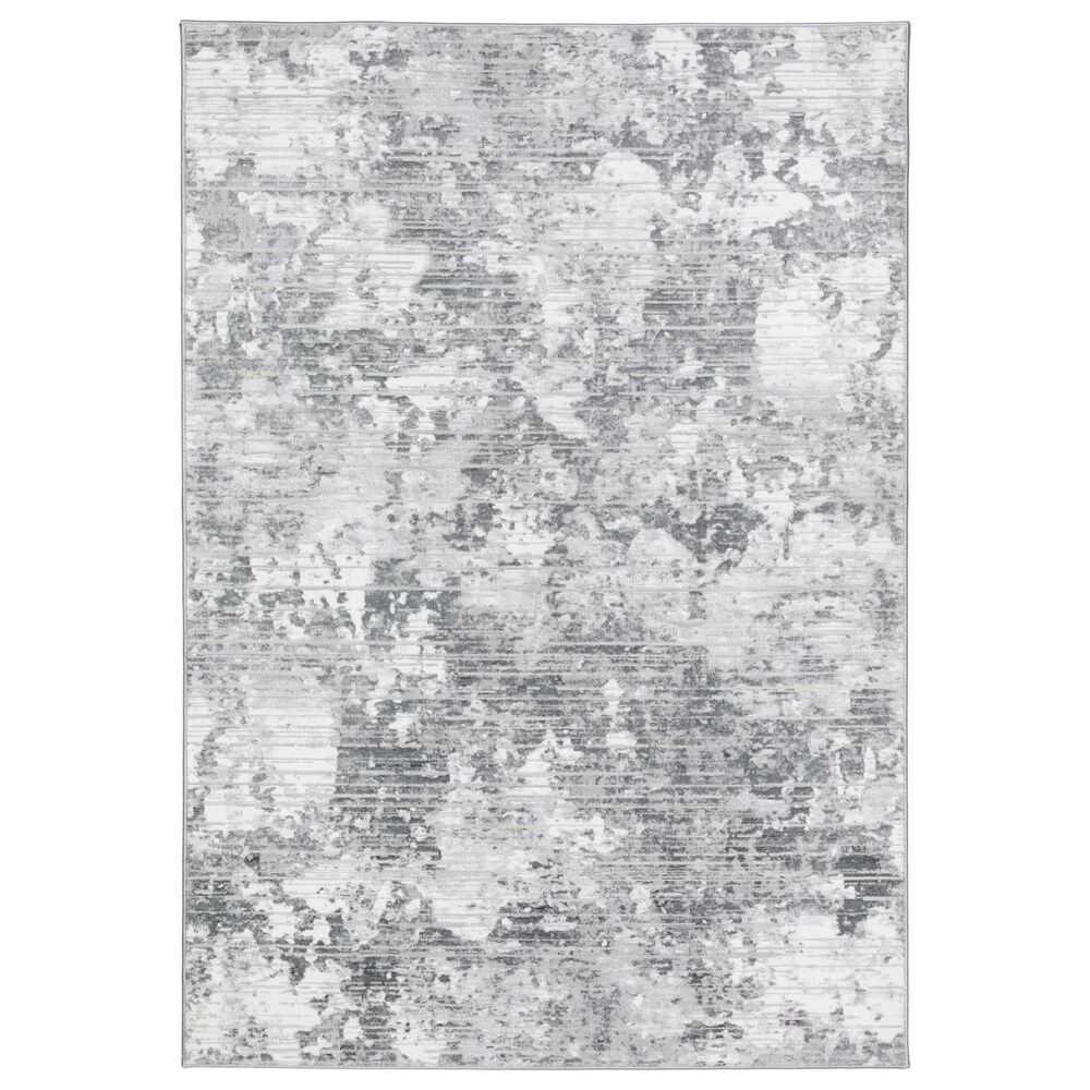 Dalyn Rug Company Rhodes Abstract 3"2" x 5"1" Gray Area Rug, , large