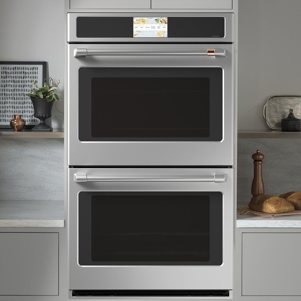 Cafe 30 &quot; Smart Built-In Convection Double Wall Oven in Stainless Steel, , large