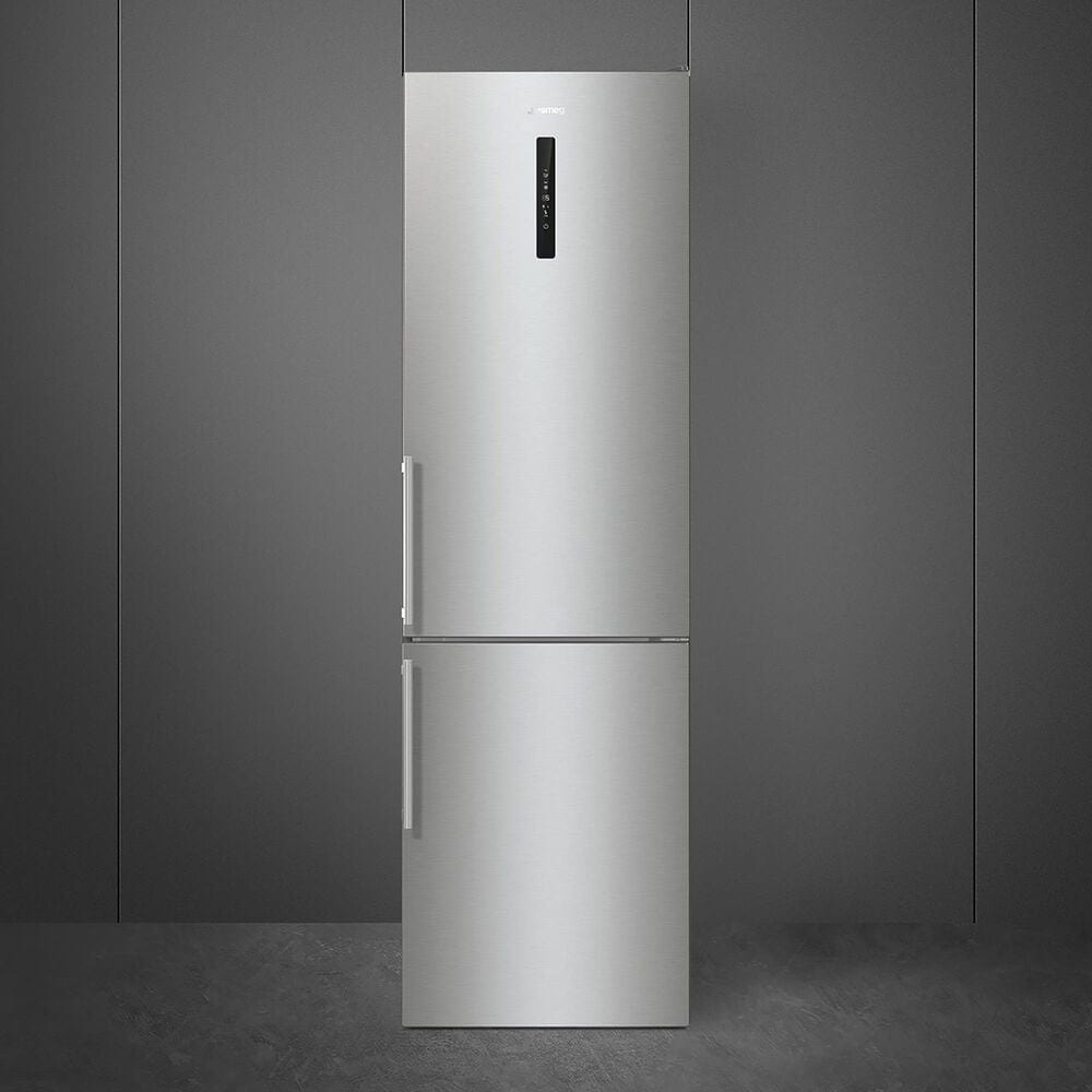 SMEG 12.47 Cu. Ft. Freestanding Bottom Mount Refrigerator in Stainless Steel, , large