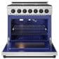 Thor Kitchen Gordon Ramsay 6 Cu. Ft. Professional Liquid Propane Range with Black Handle Kit in Stainless Steel, , large