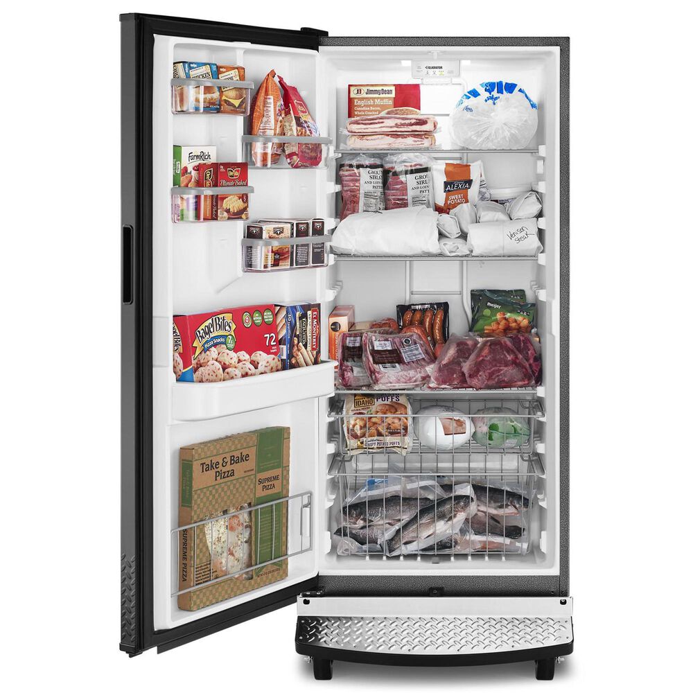 Gladiator 17.8 Cu. Ft. Freestanding All Refrigerator and 17.8 Cu. Ft. Upright Freezer in Black, , large