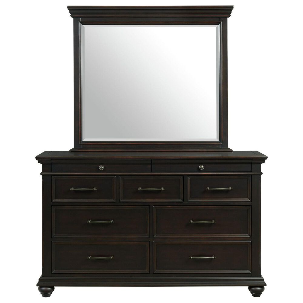 Mayberry Hill Slater Dresser and Mirror in Black, , large