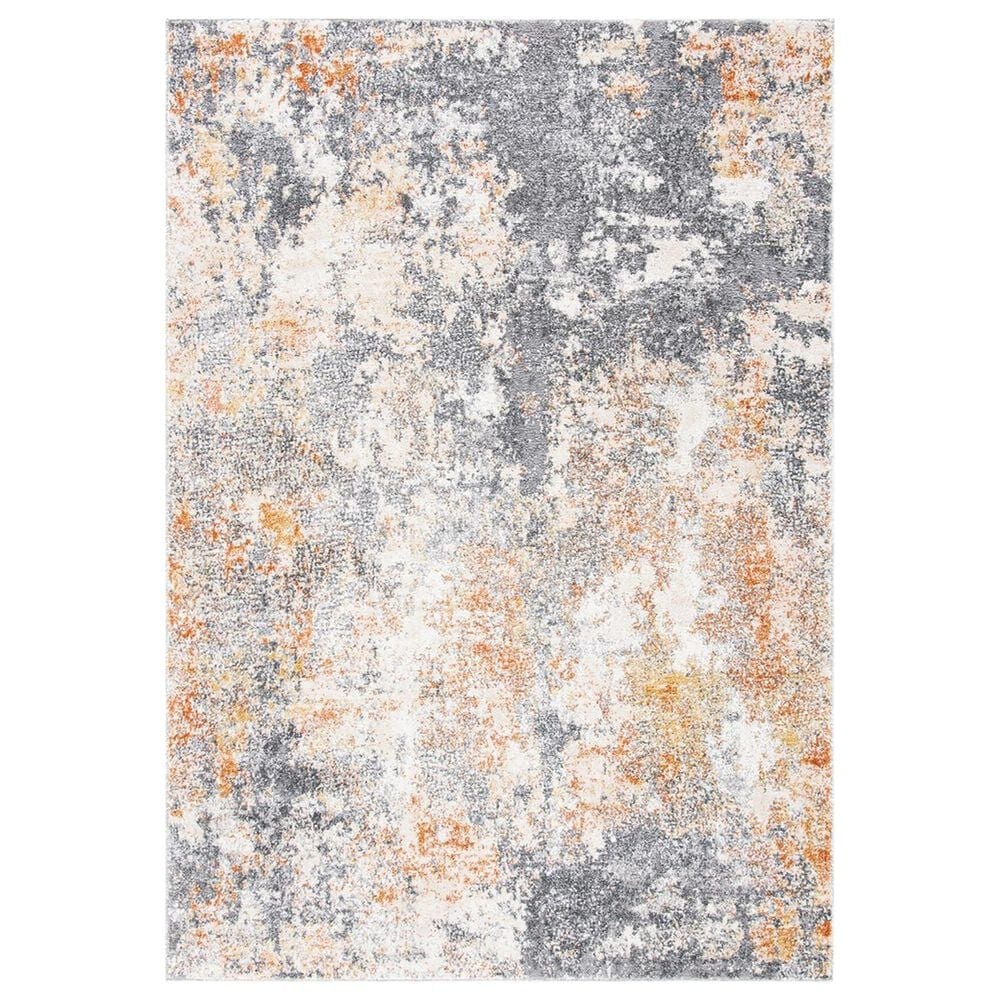 Safavieh Aston 5"3" x 7"7" Grey and Gold Area Rug, , large