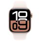 Apple Watch Series 10 GPS 42mm Rose Gold Aluminum Case with Light Blush Sport Band - M/L, , large