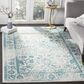 Safavieh Adirondack ADR109D 8" x 10" Ivory and Teal Area Rug, , large