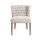 Nest Home Collections Hailey Dining Table in Antique Natural and  6 Charlie Dining Side Chairs in Grey Wash, , large