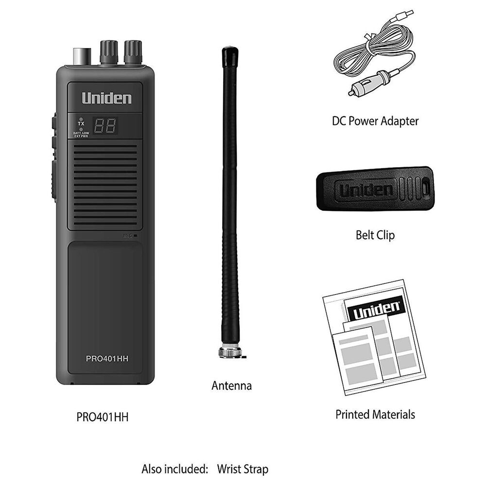 Das Companies 40 Channel Handheld CB Radio, , large