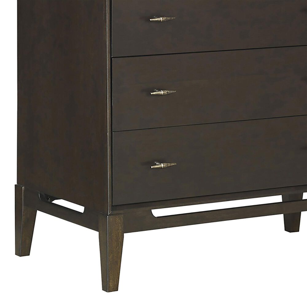 Riva Ridge Sutton 5-Drawer Door Chest in French Roast, , large