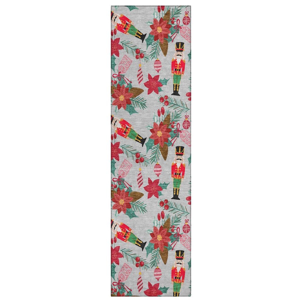 Dalyn Rug Company Wonderland WN30 2"3" x 7"6" Silver Indoor/Outdoor Runner, , large