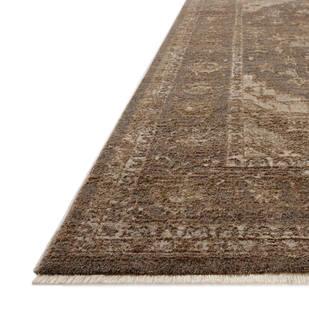 Loloi Haywood Charcoal and Mocha 6&#39;7&quot; x 9&#39;2&quot; Area Rug, , large