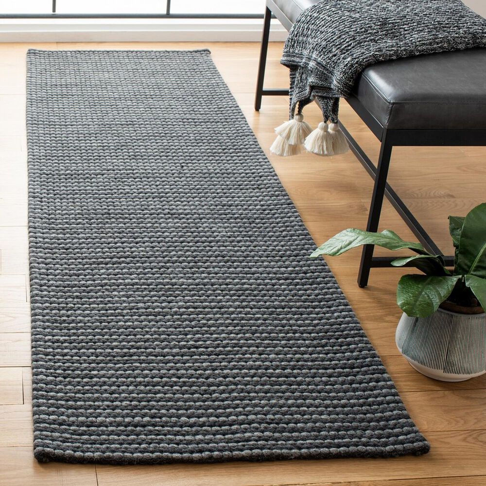 Safavieh Natura 2&#39;3&quot; x 8&#39; Grey and Black Runner, , large