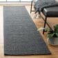 Safavieh Natura 2"3" x 8" Grey and Black Runner, , large