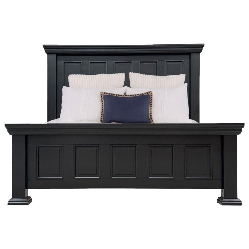 Woodland &amp; Co Castle King Bed with Dresser and Nightstand in Pure Merle, , large