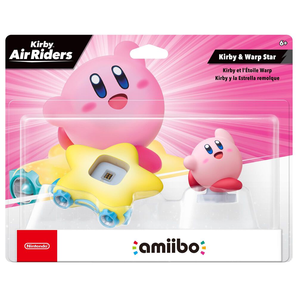 Nintendo amiibo Kirby Air Riders Series Figure - Kirby and Warp Star, , large