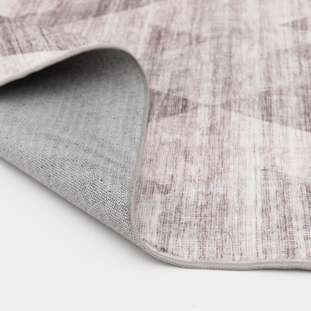 Central Oriental Rugease Nella Gray and Ivory 5' x 7' Area Rug, , large